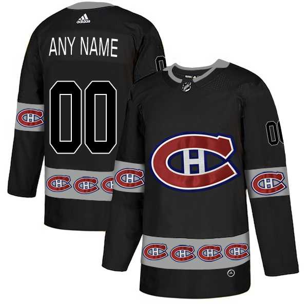 Customized Men's Montreal Canadiens Black Team Logos Fashion Adidas Jersey,We sell and wholesale Customized Men's Montreal Canadiens Black Team Logos Fashion Adidas Jersey on line form chian!